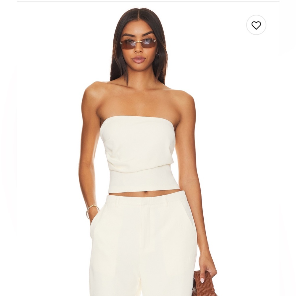 SNDYS: Roma Top in Ivory